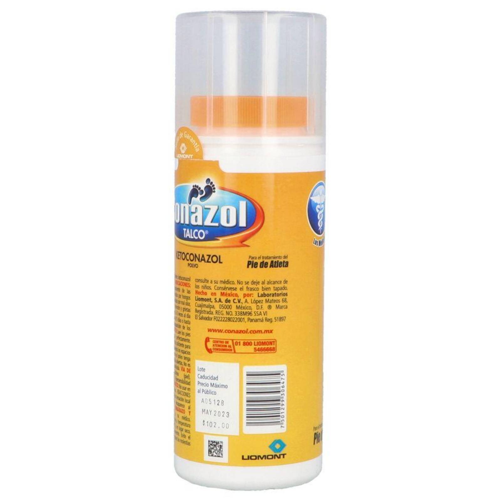 Conazol Talco En Polvo Frasco Con 85 g 