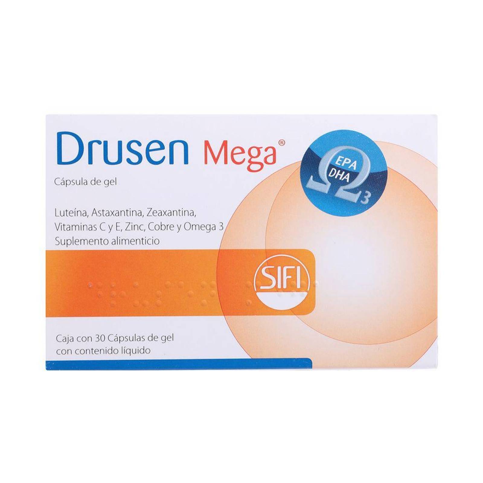 Drusen Mega Caja Con 30 Cápsulas 