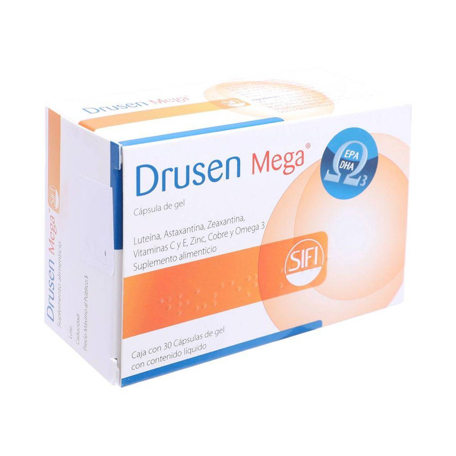 Drusen Mega Caja Con 30 Cápsulas 