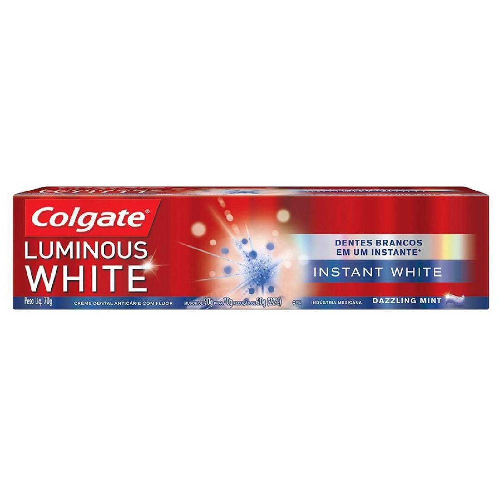 Crema Dental Colgate Luminous White Instant 75 mL 