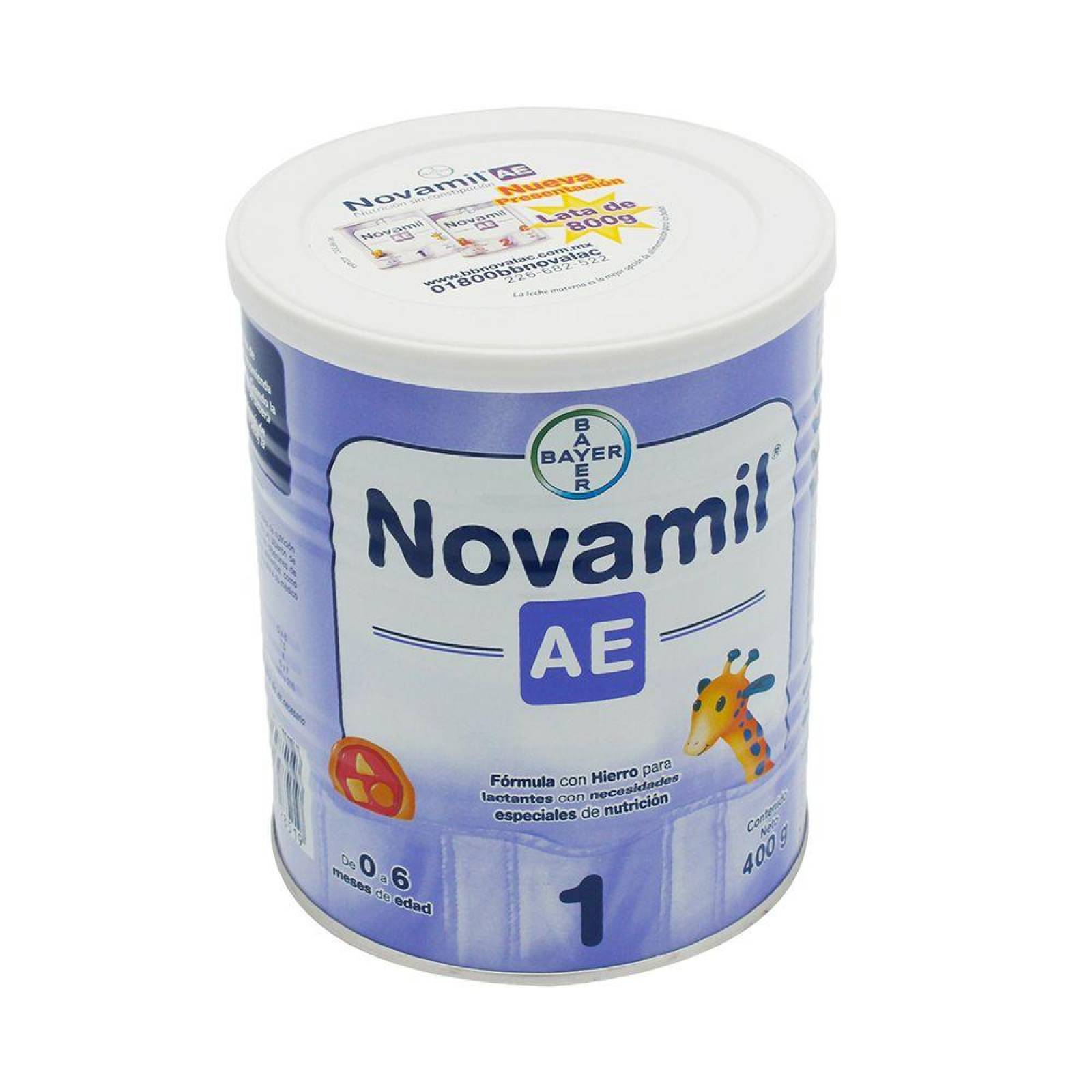 Novamil AE 1 0-6 Meses Lata Con 400 g 