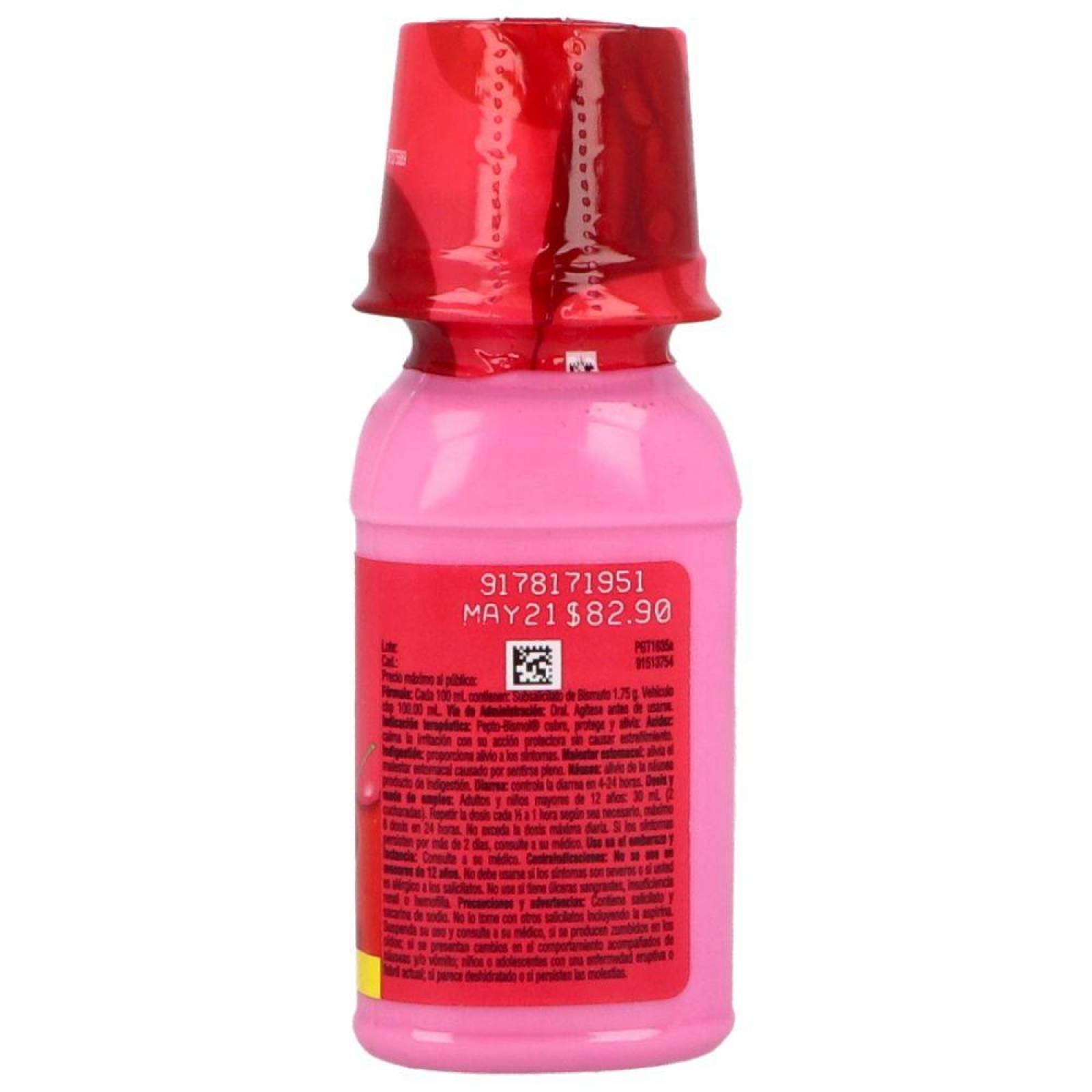 Pepto Bismol Suspensión Botella Con 118 mL Sabor Cereza 
