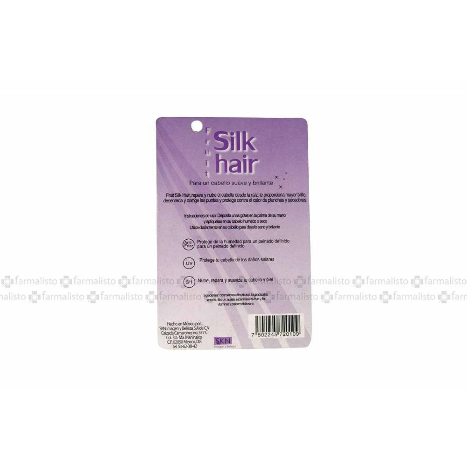 Silica Silk Hair Uva Empaque Con Frasco De 60 mL 