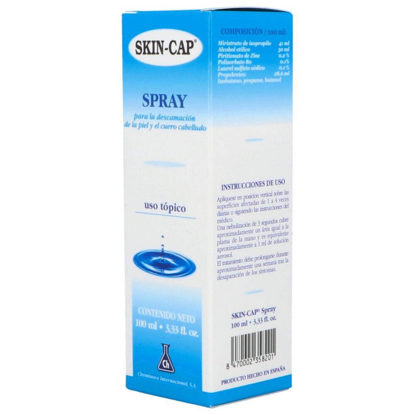 Skin Cap Spray con 100 mL 