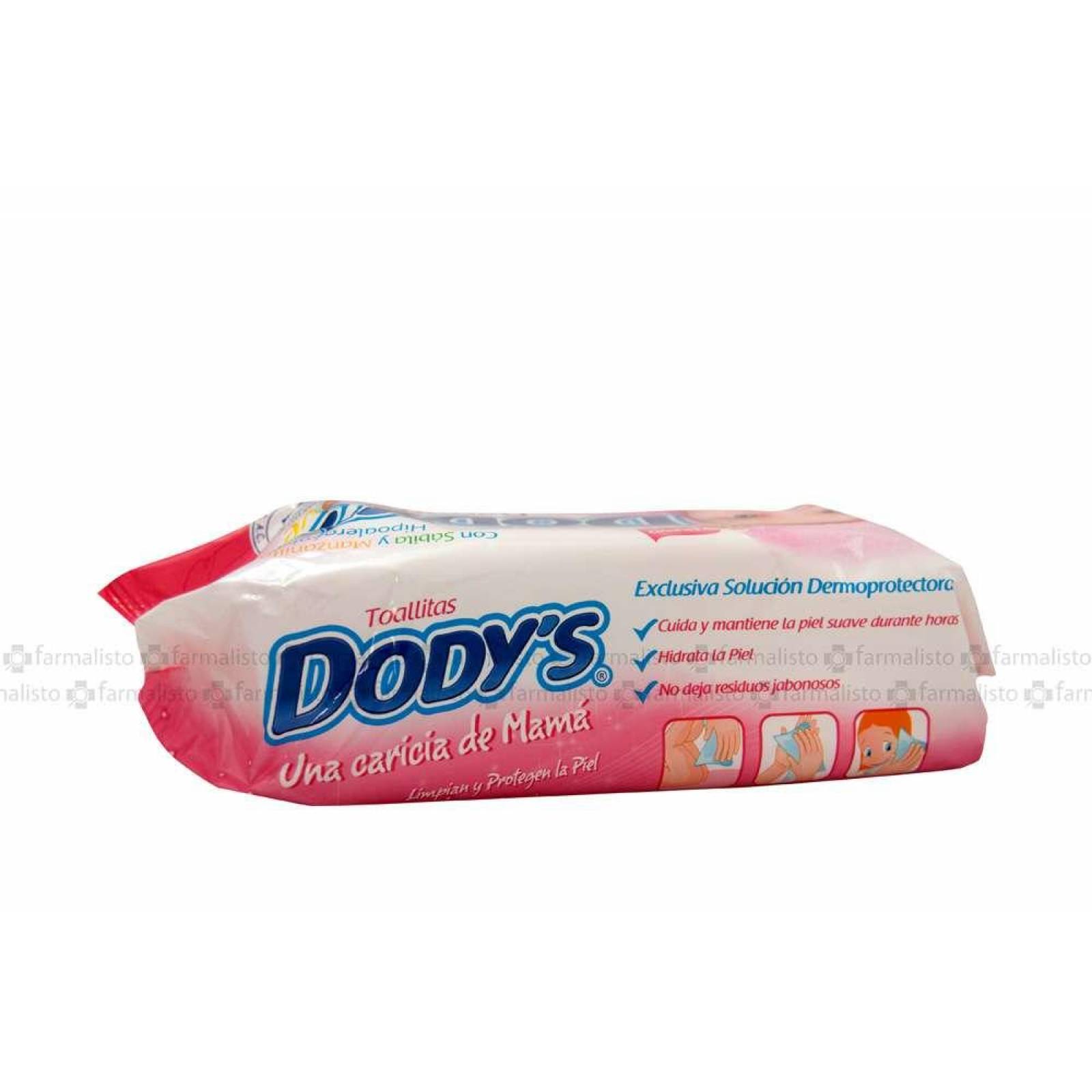 Dody's Dermo Active Rosa Paquete Con 80 Toallitas Húmedas 