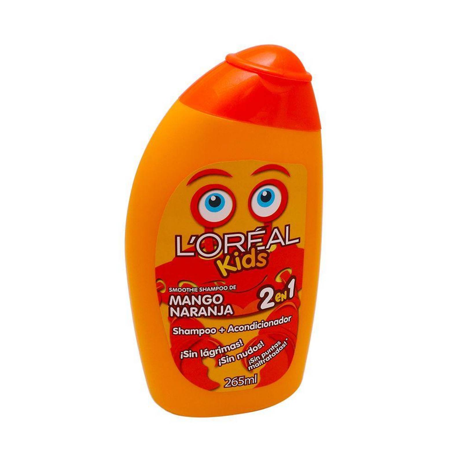 L´oreal Kids Shampoo 2 En 1 Botella Con 265 mL Aroma Mango-Naranja 