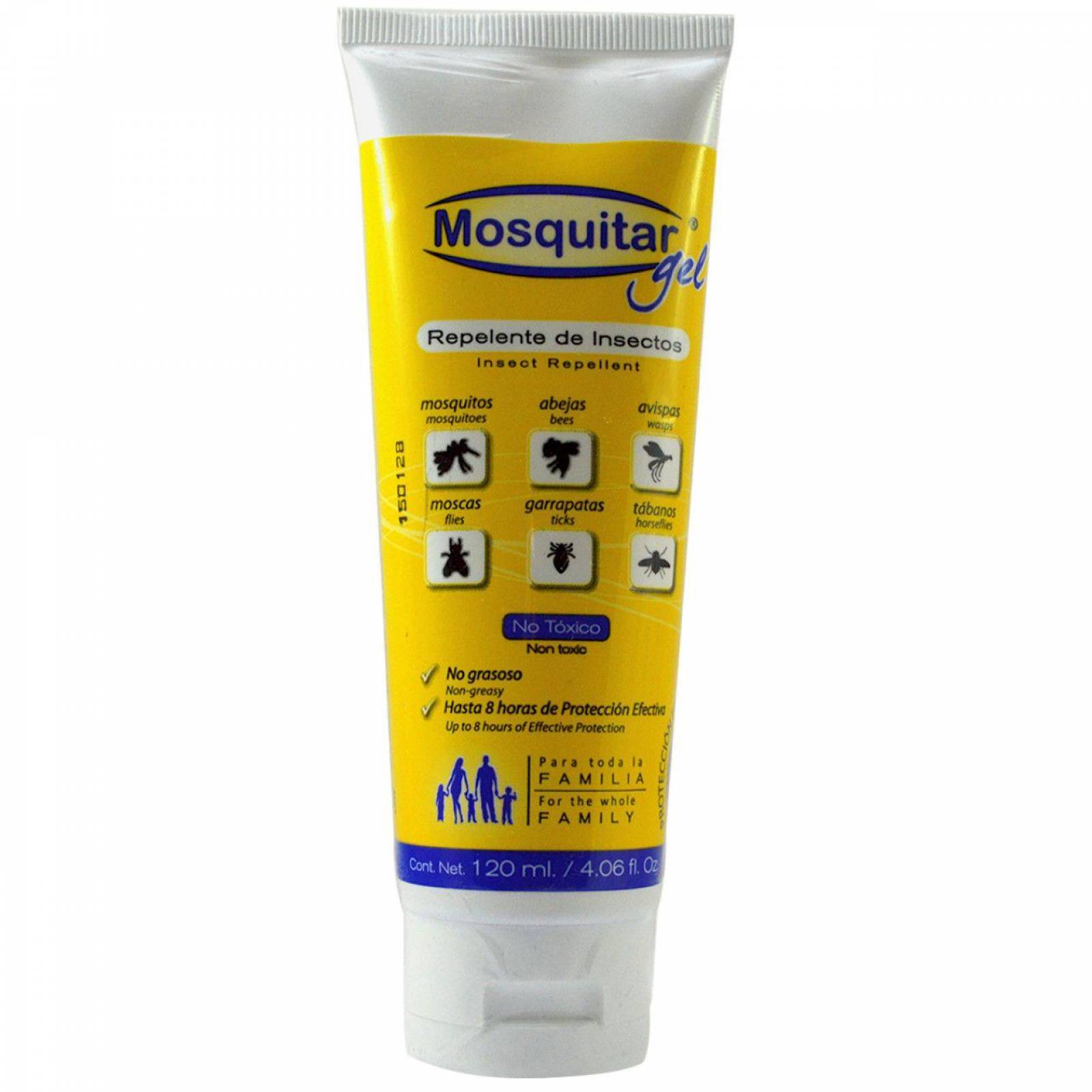 Mosquitar Gel Repelente De Insectos Tubo Con 120 mL 