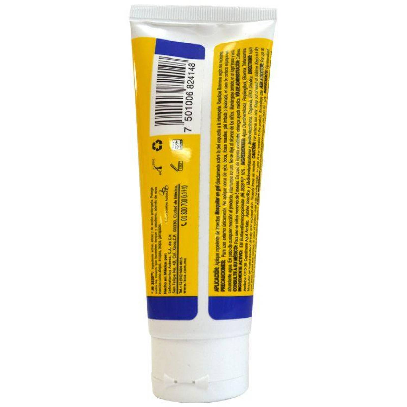 Mosquitar Gel Repelente De Insectos Tubo Con 120 mL 