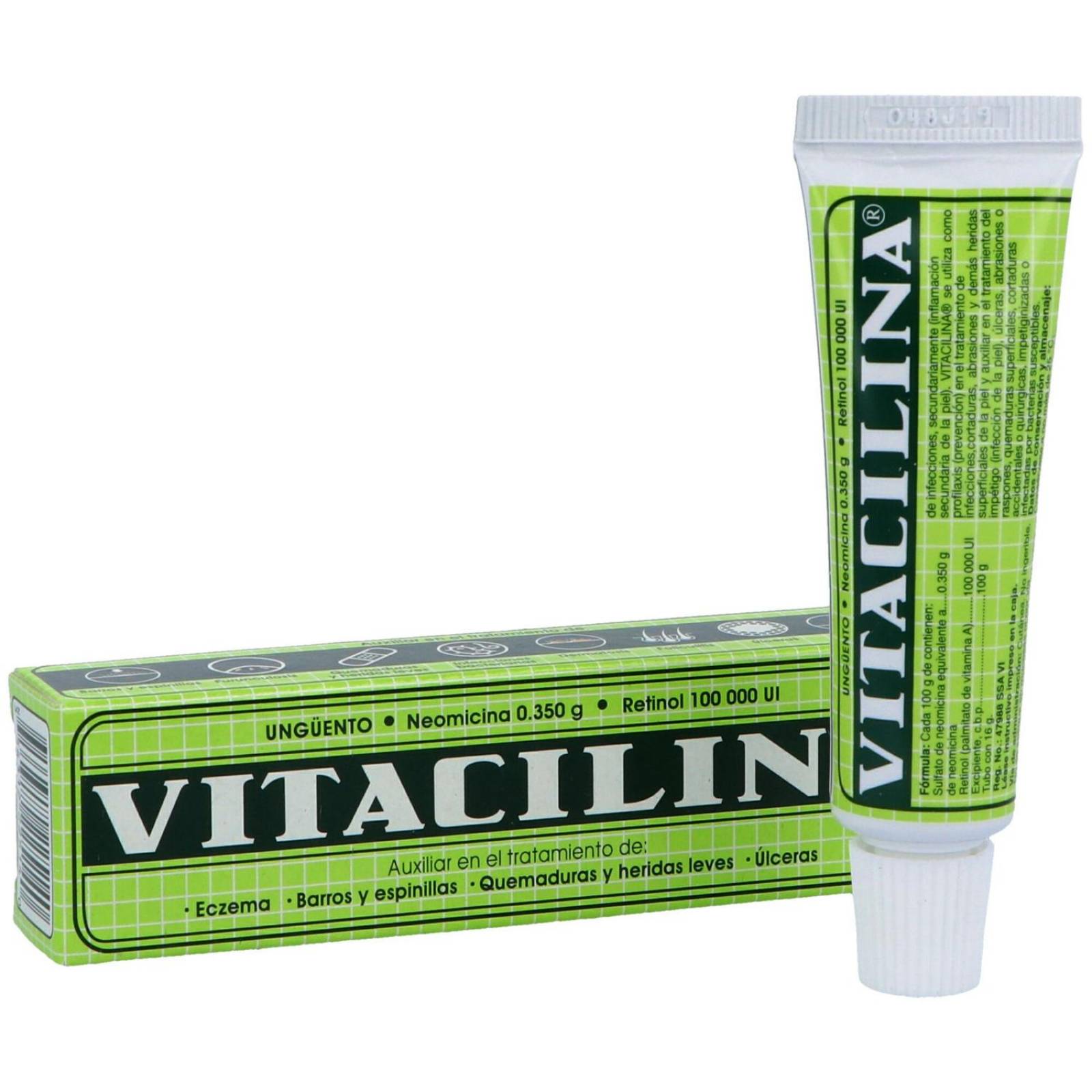 Vitacilina Ungüento Caja Con Tubo Con 16 g 