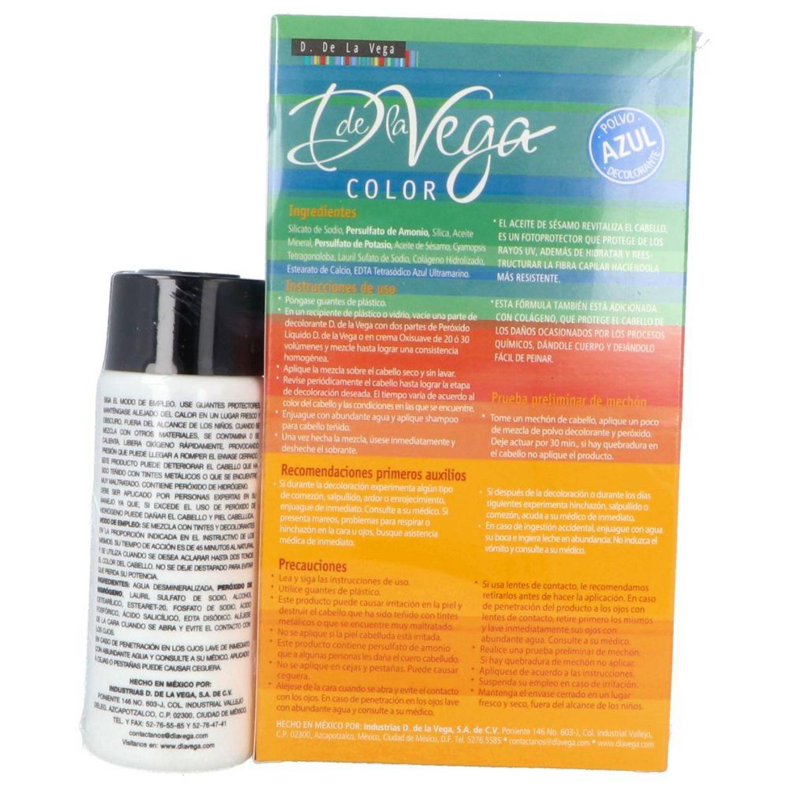 Decolorante De La Vega En Polvo Caja Con Sobre Con 50 g 