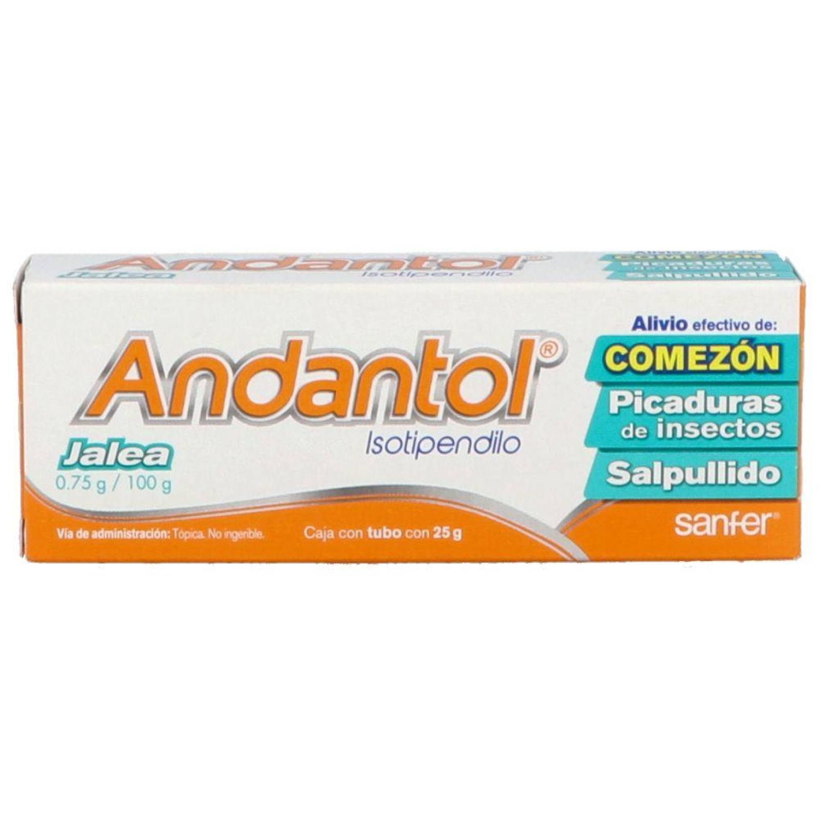 Andantol Jalea Caja Con Tubo Con 25 g 