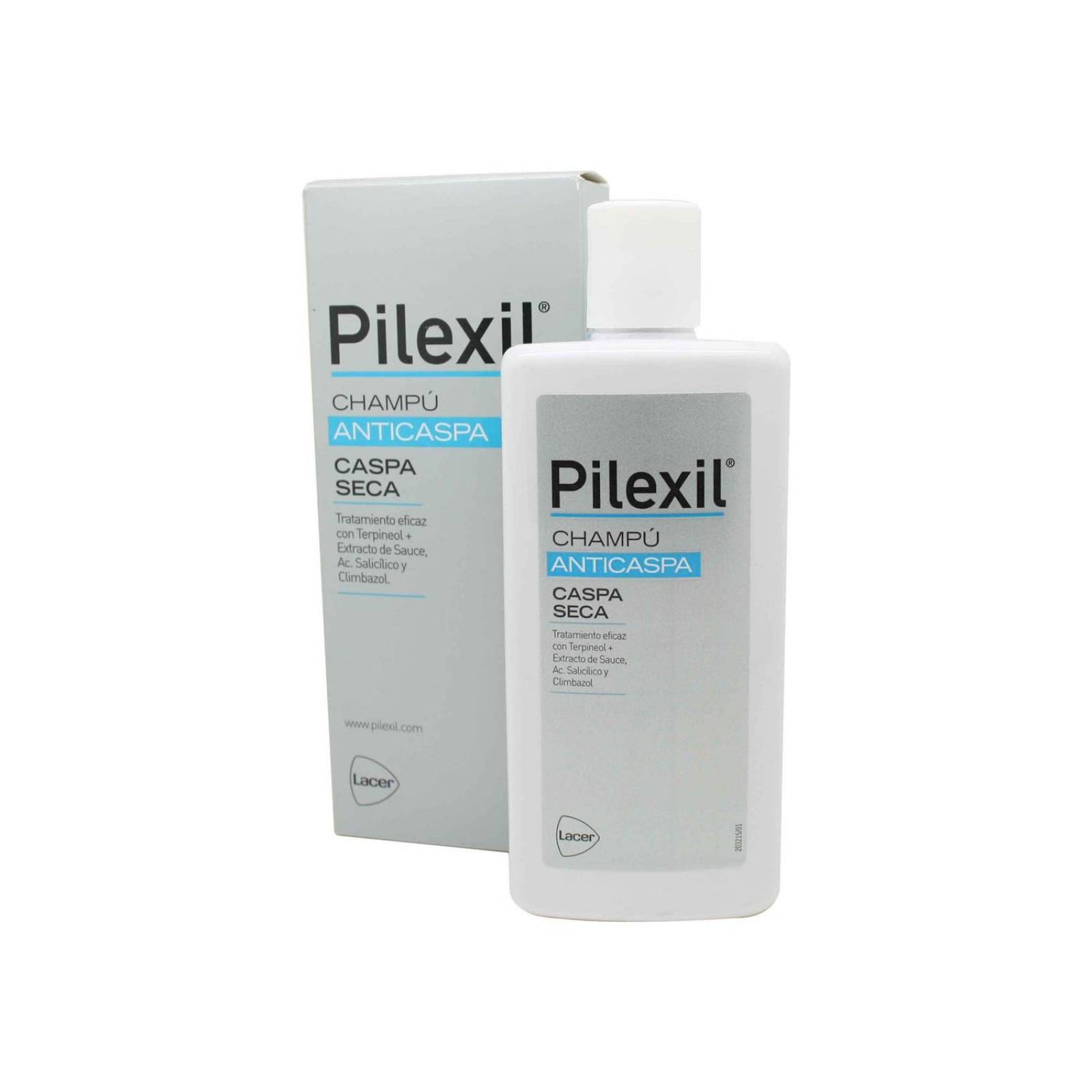 Pilexil Anticaspa Seca Shampoo Con 300 mL 