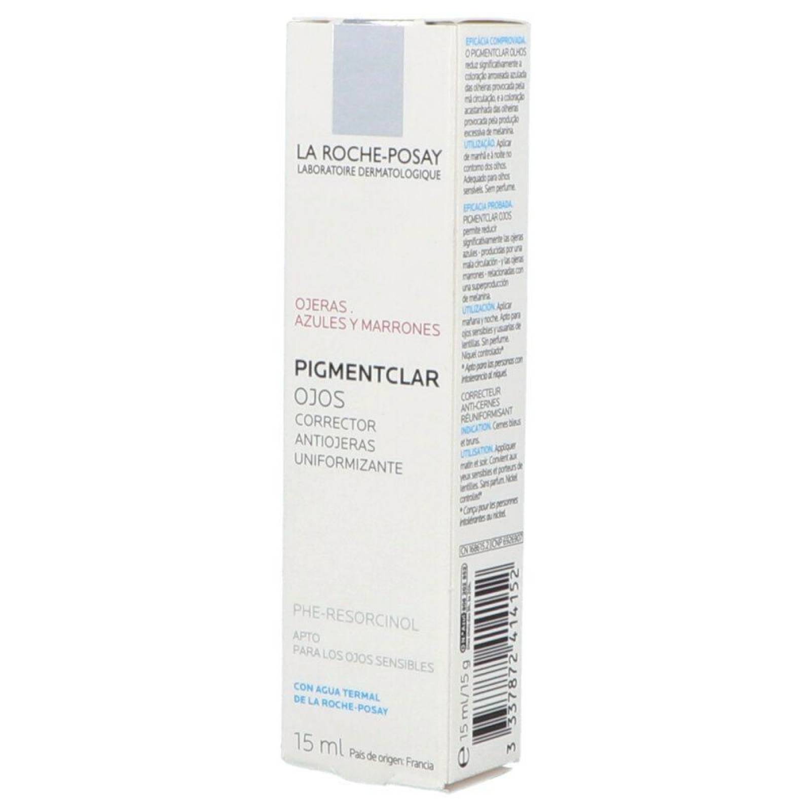 La Roche-Posay Pigmentclar Corrector Anti-Ojeras Tubo de 15 mL 