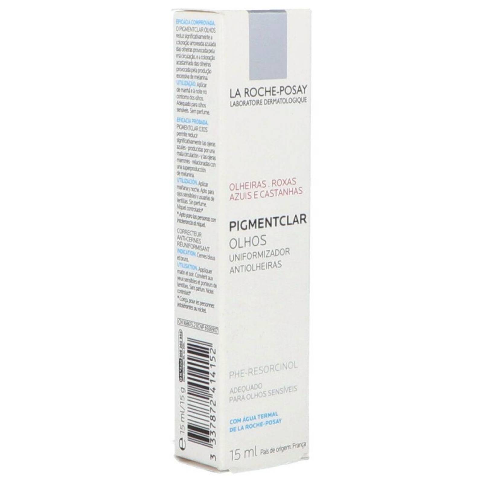 La Roche-Posay Pigmentclar Corrector Anti-Ojeras Tubo de 15 mL 