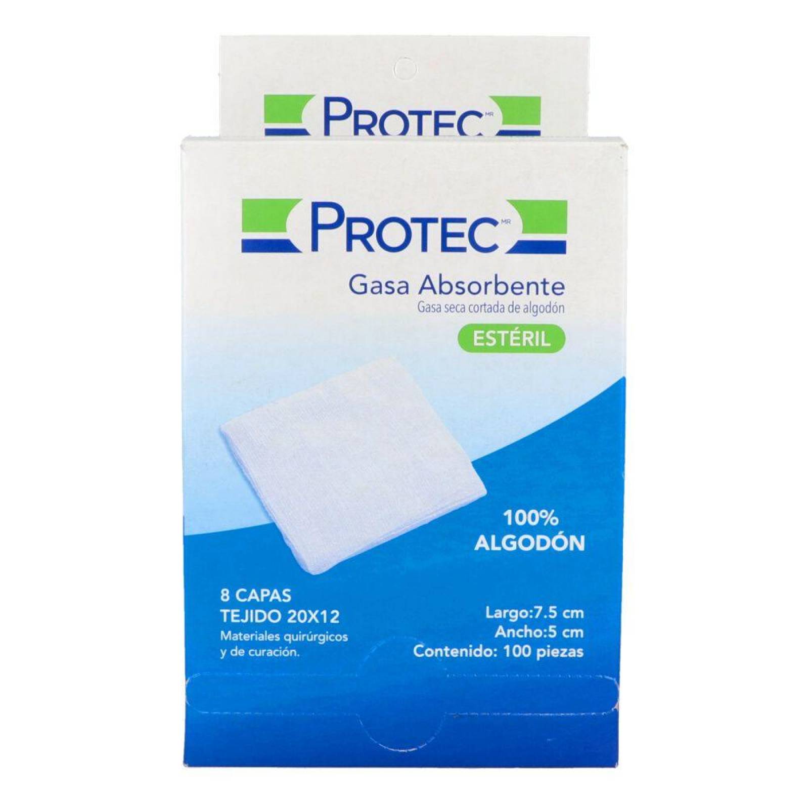 Protec Gasa Caja Con 100 Piezas 