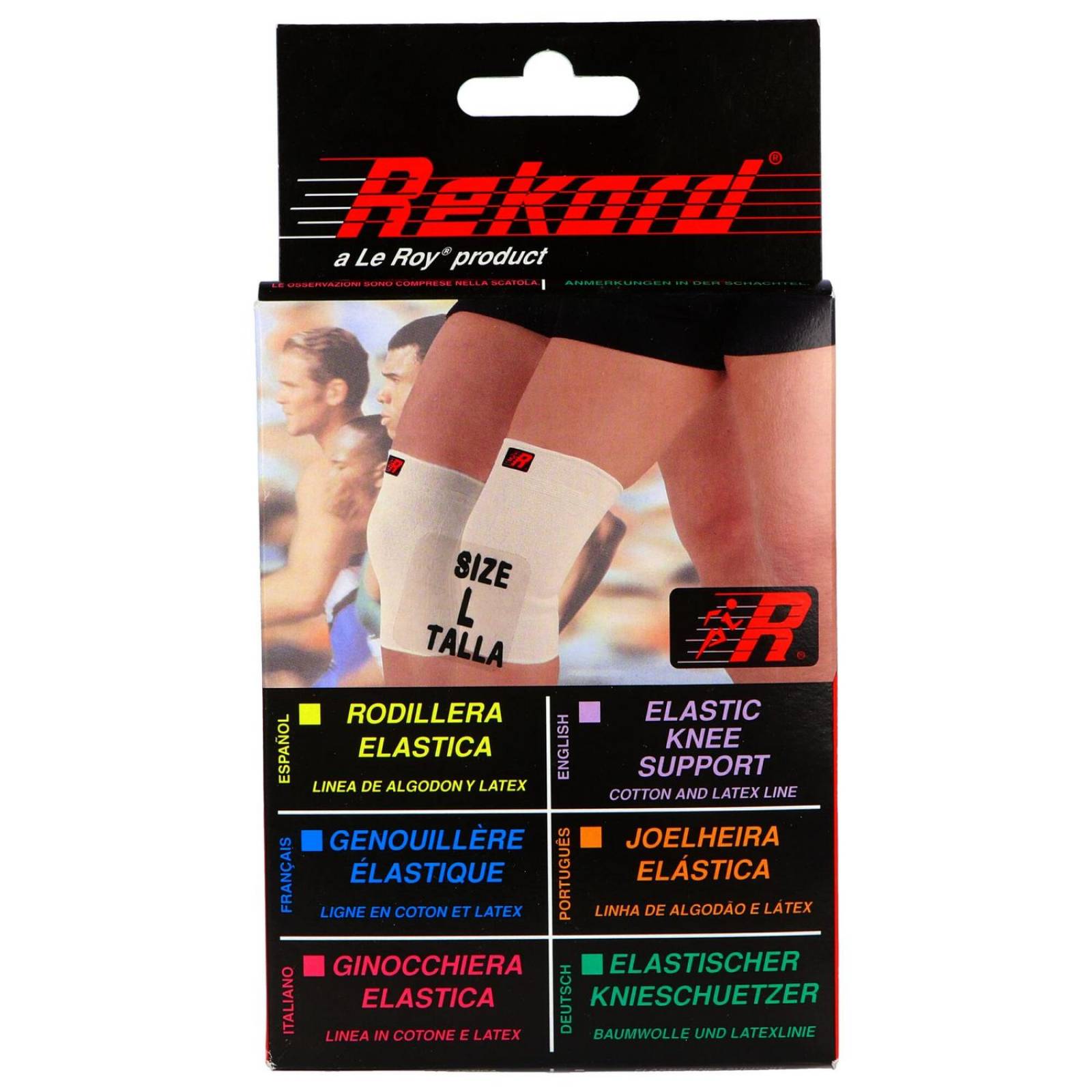 Rodillera Elastica Rekord Caja Con 1 Pieza 