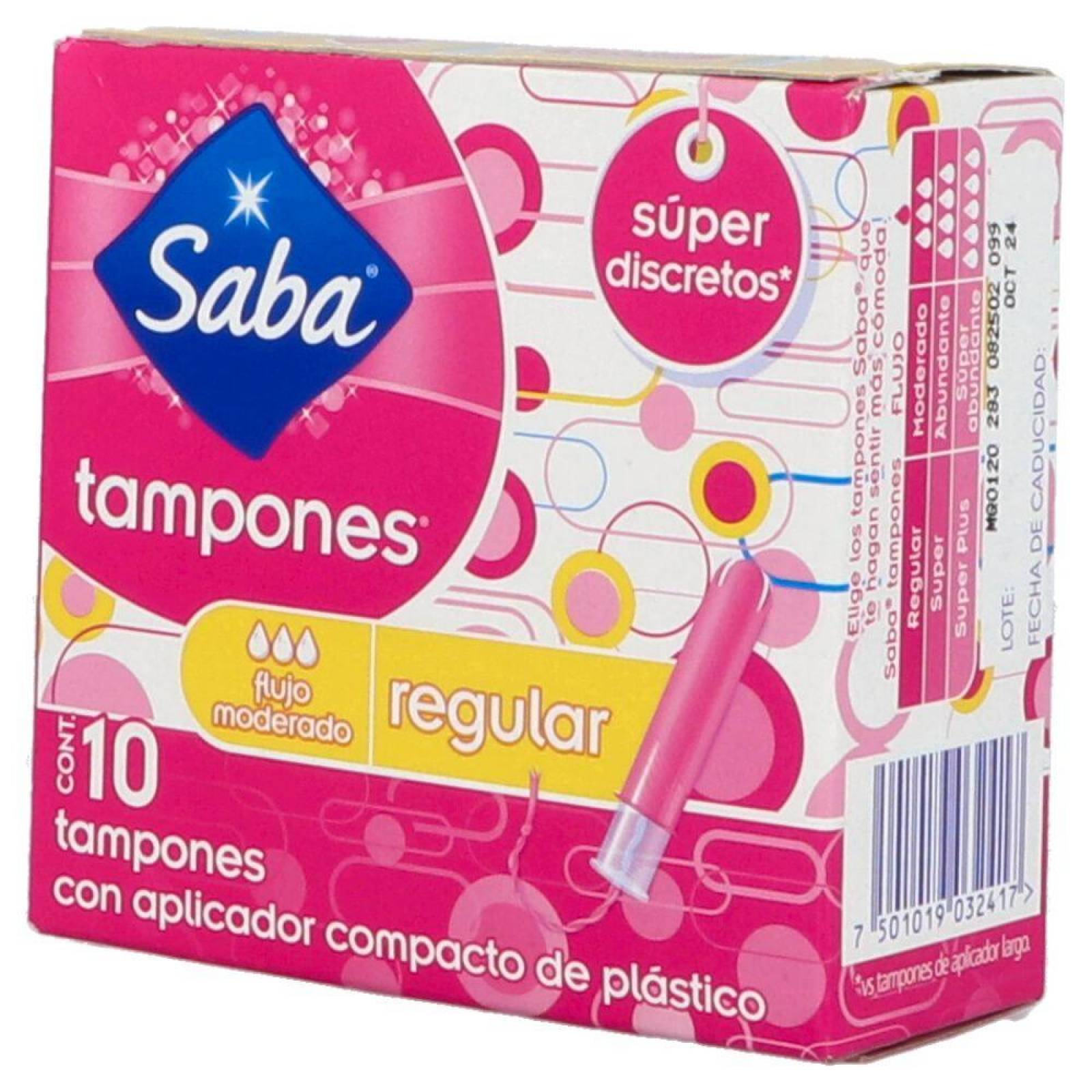 Saba Tampones Caja Con 10 Tampones 