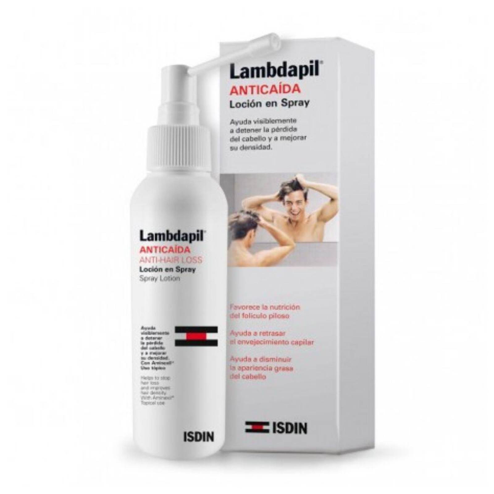Lambdapil Anticaída Loción Caja Con En Spray 125 mL 