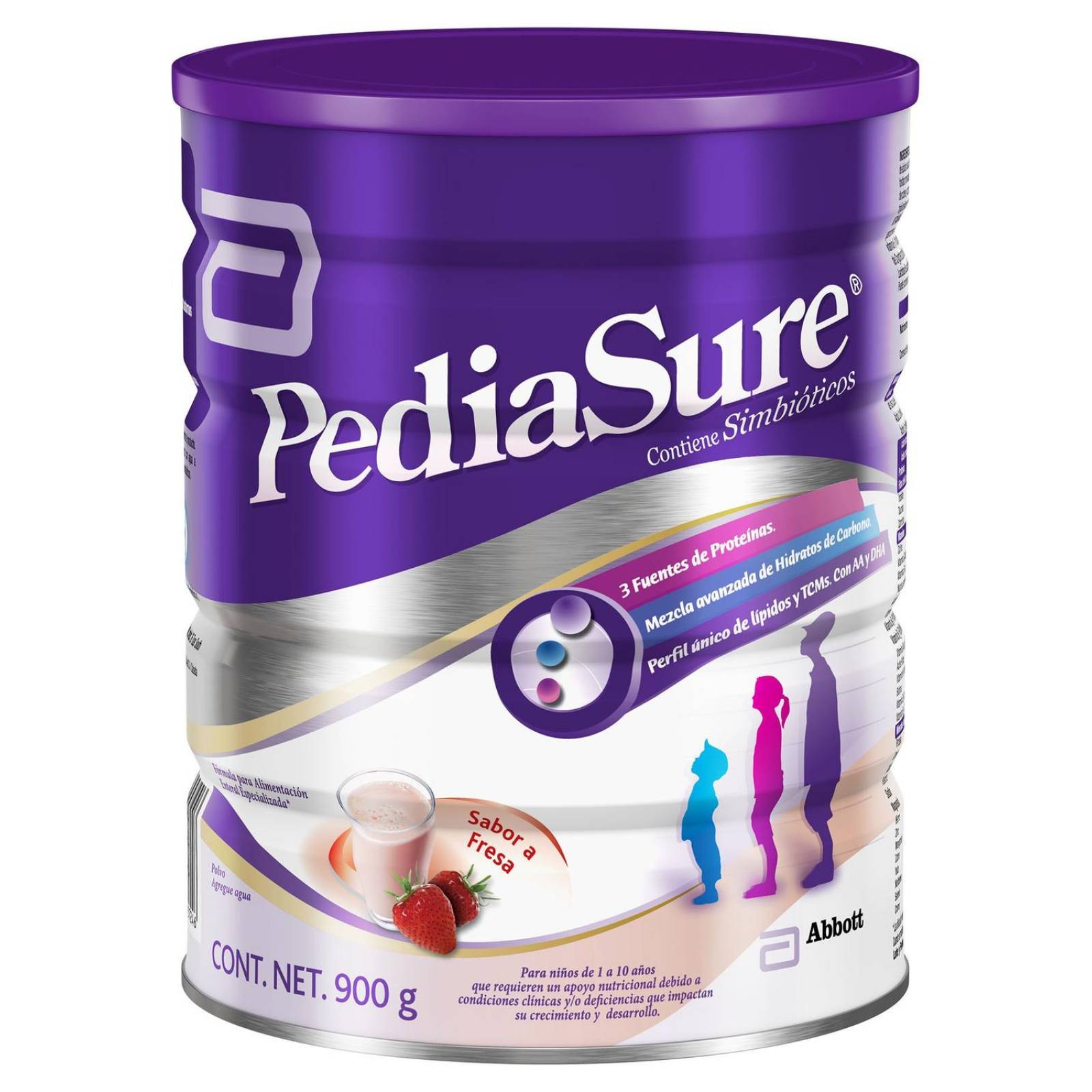 FRM-Pediasure Plus Lata Con 900 g Polvo Sabor A Fresa 