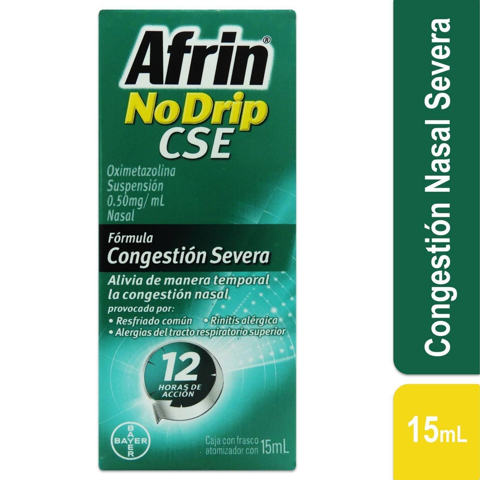 Afrin No Drip CSE Caja Con Frasco Nebulizador Con 15mL 