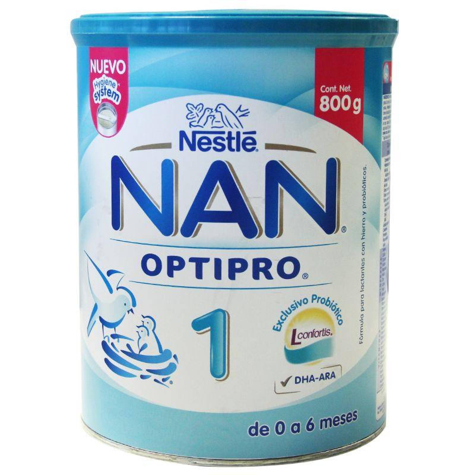 Nan 1 OptimalPro De 0 a 6 meses Lata Con 800 g 