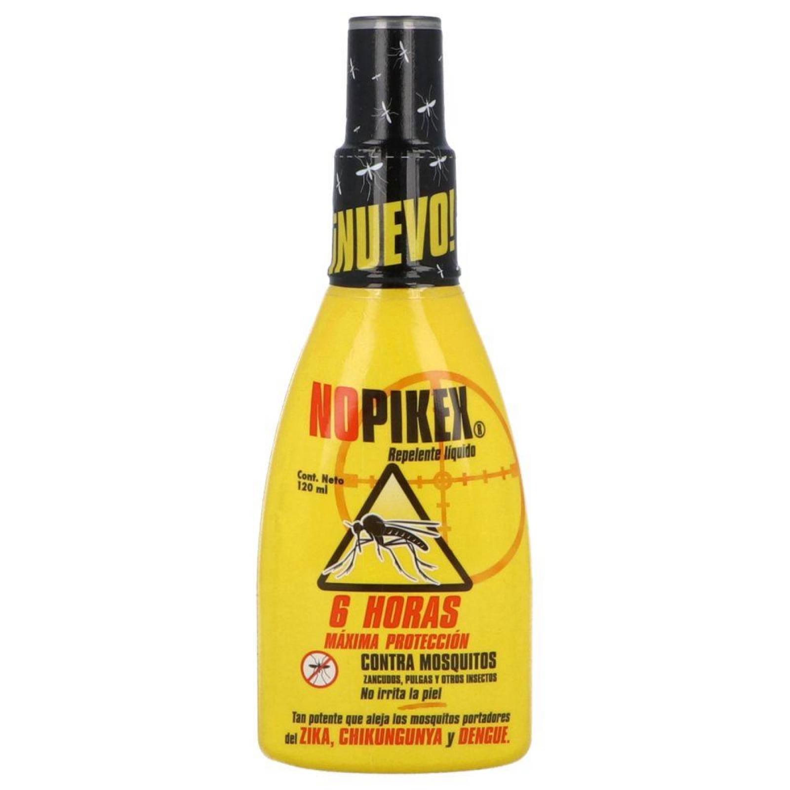 Nopikex Spray Líquido Repelente De Insectos Frasco Con 120 mL 
