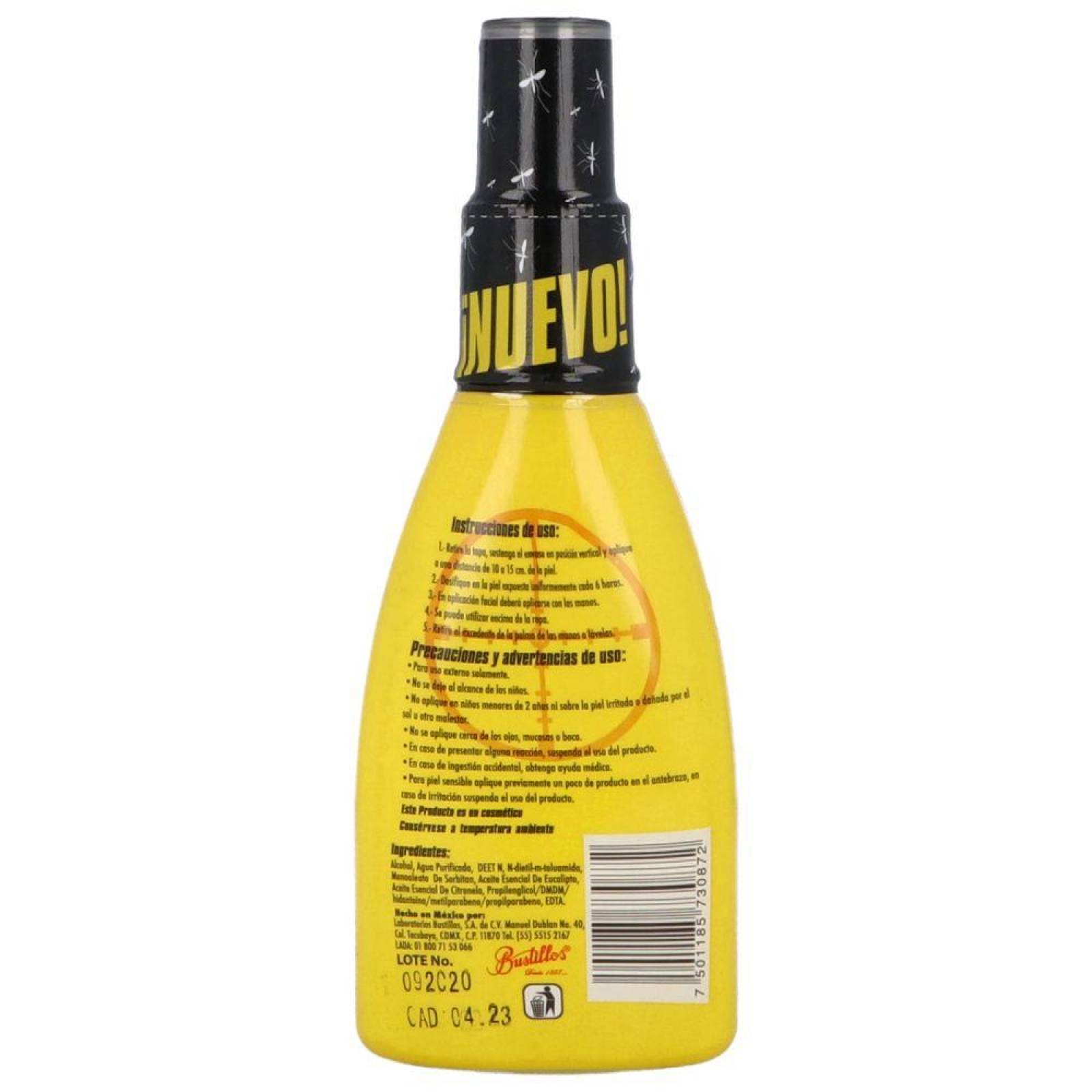 Nopikex Spray Líquido Repelente De Insectos Frasco Con 120 mL 