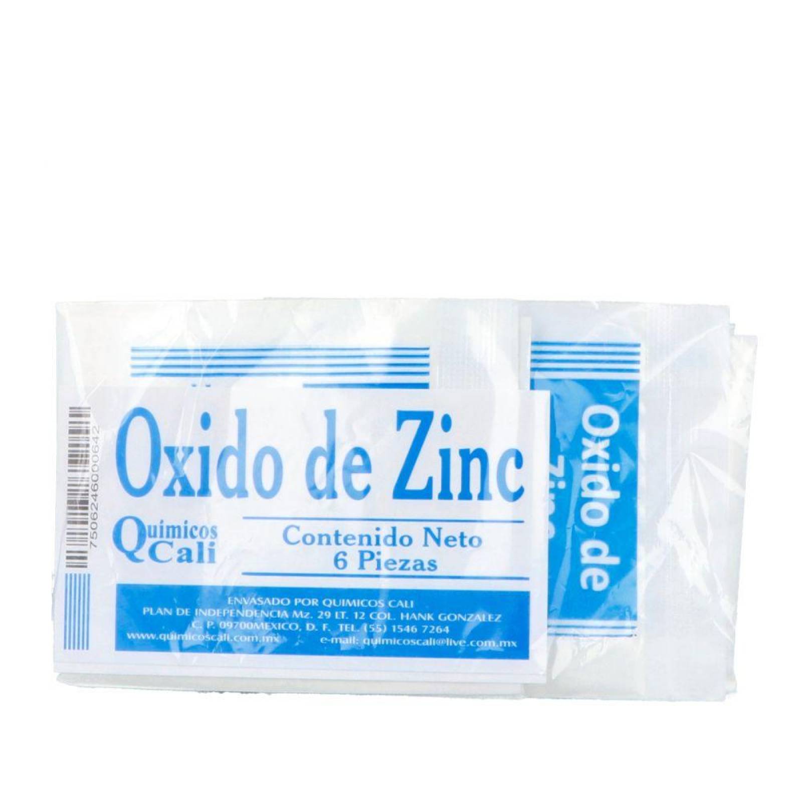 Oxido De Zinc 10 g Polvo Con 6 Sobres 