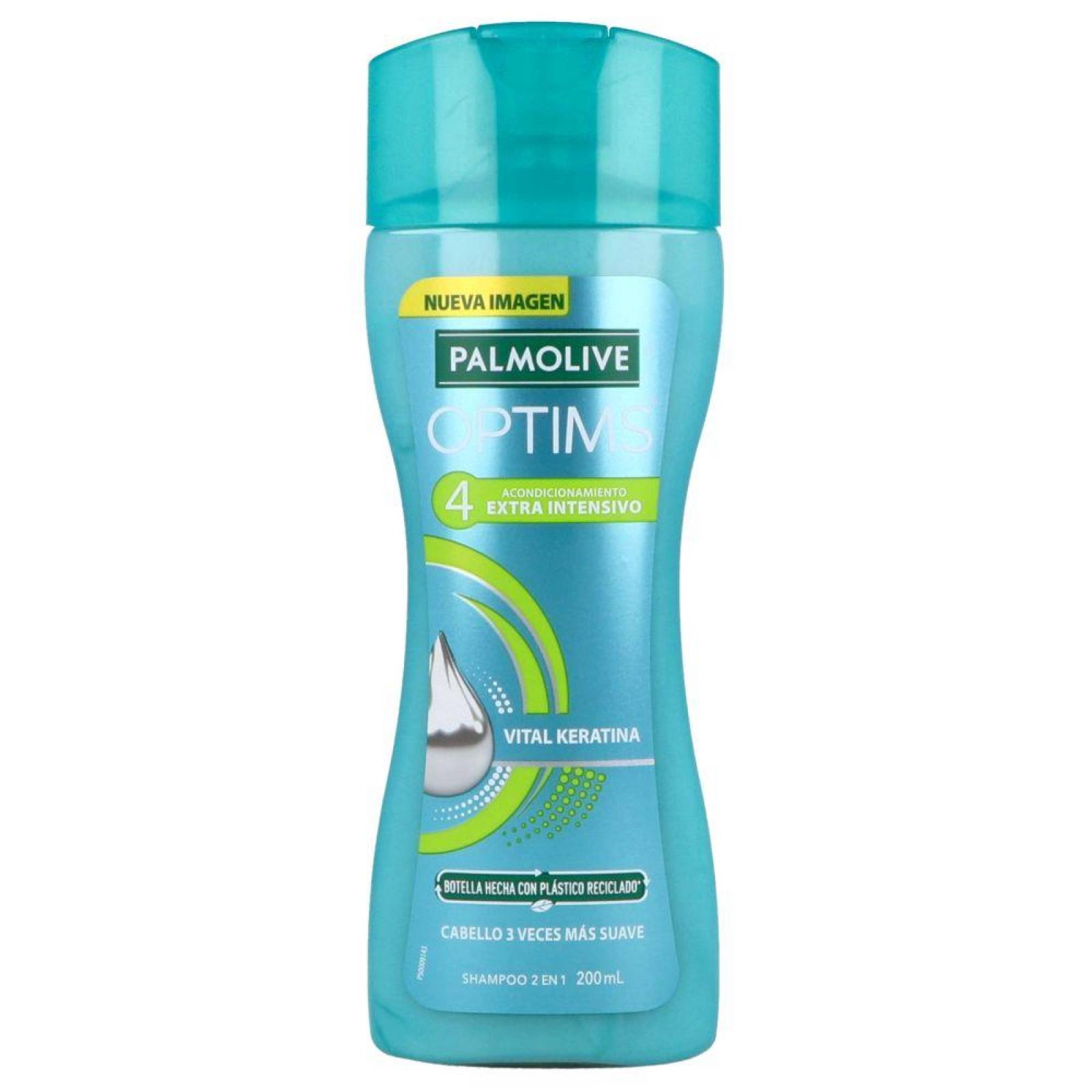 Palmolive Optims Shampoo 2 En 1 Botella Con 200mL 