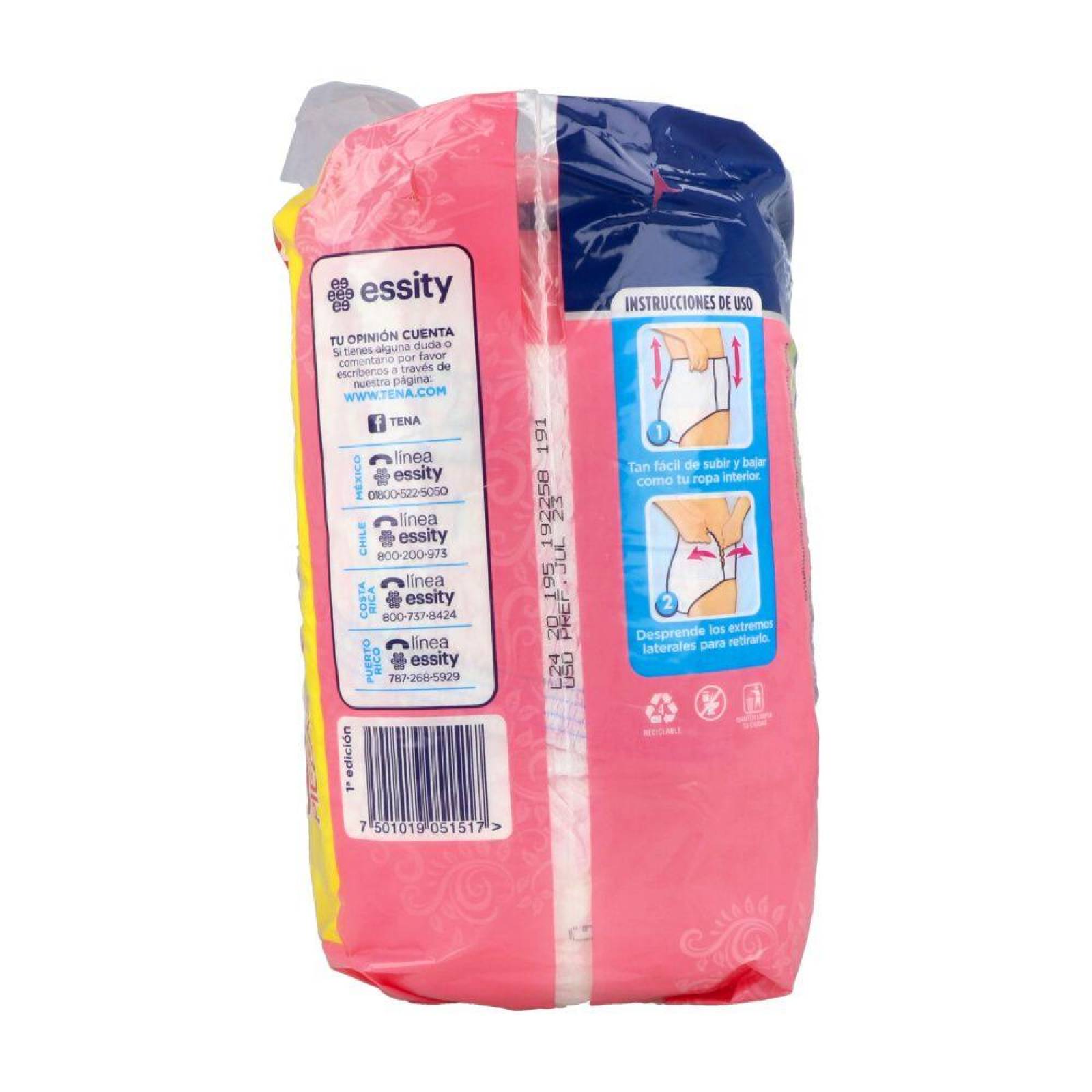 Pañal Tena Pants Mujer Paquete Con 10 Unidades 