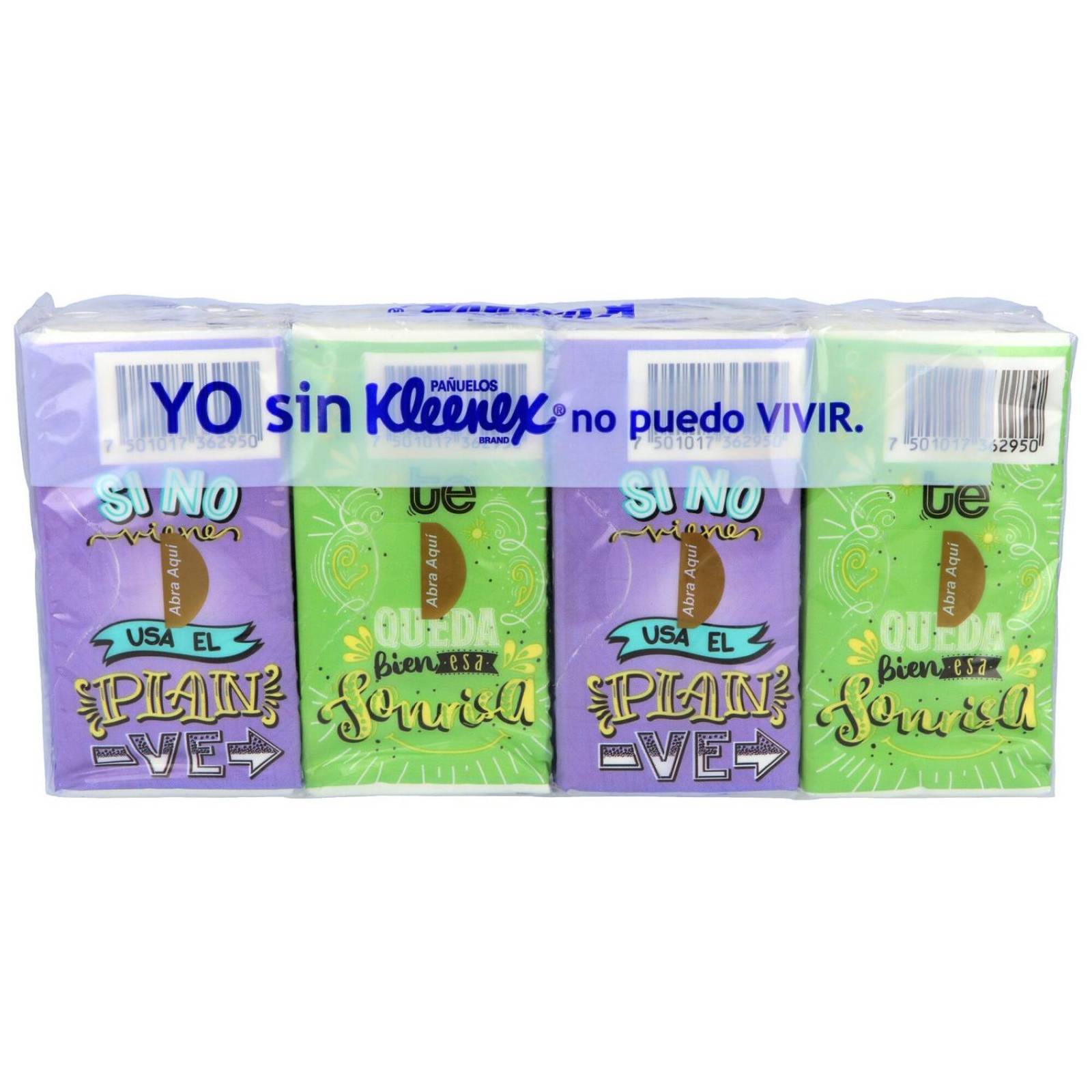 Pañuelos Desechables Kleenex Empaque Con 8 Paquetes Con 15 Pañuelos 