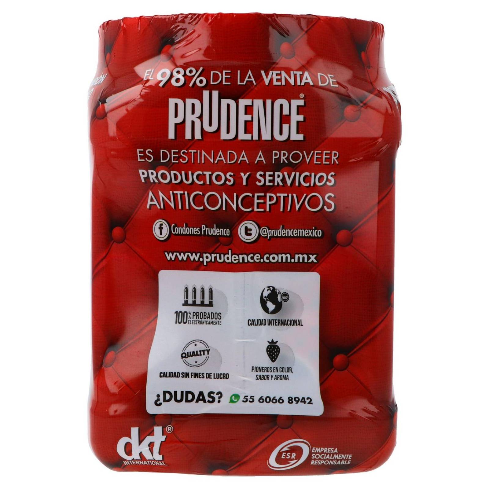 Prudence Clasico Vitrolero Con 50 Condones 