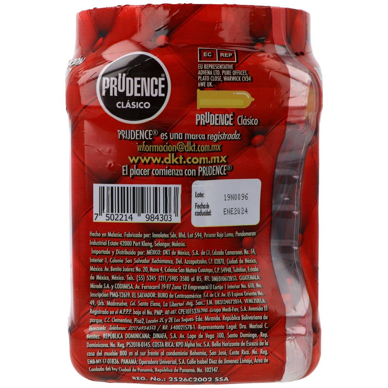 Prudence Clasico Vitrolero Con 50 Condones 