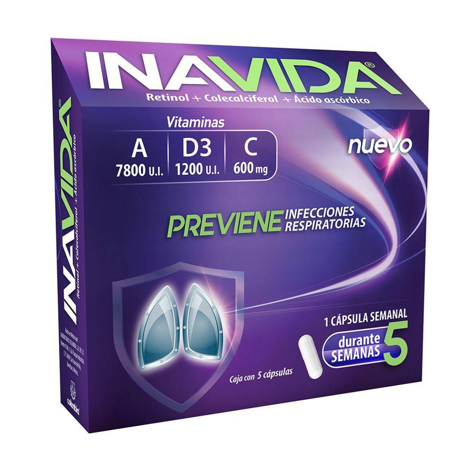 Inavida Caja Con 5 Cápsulas 