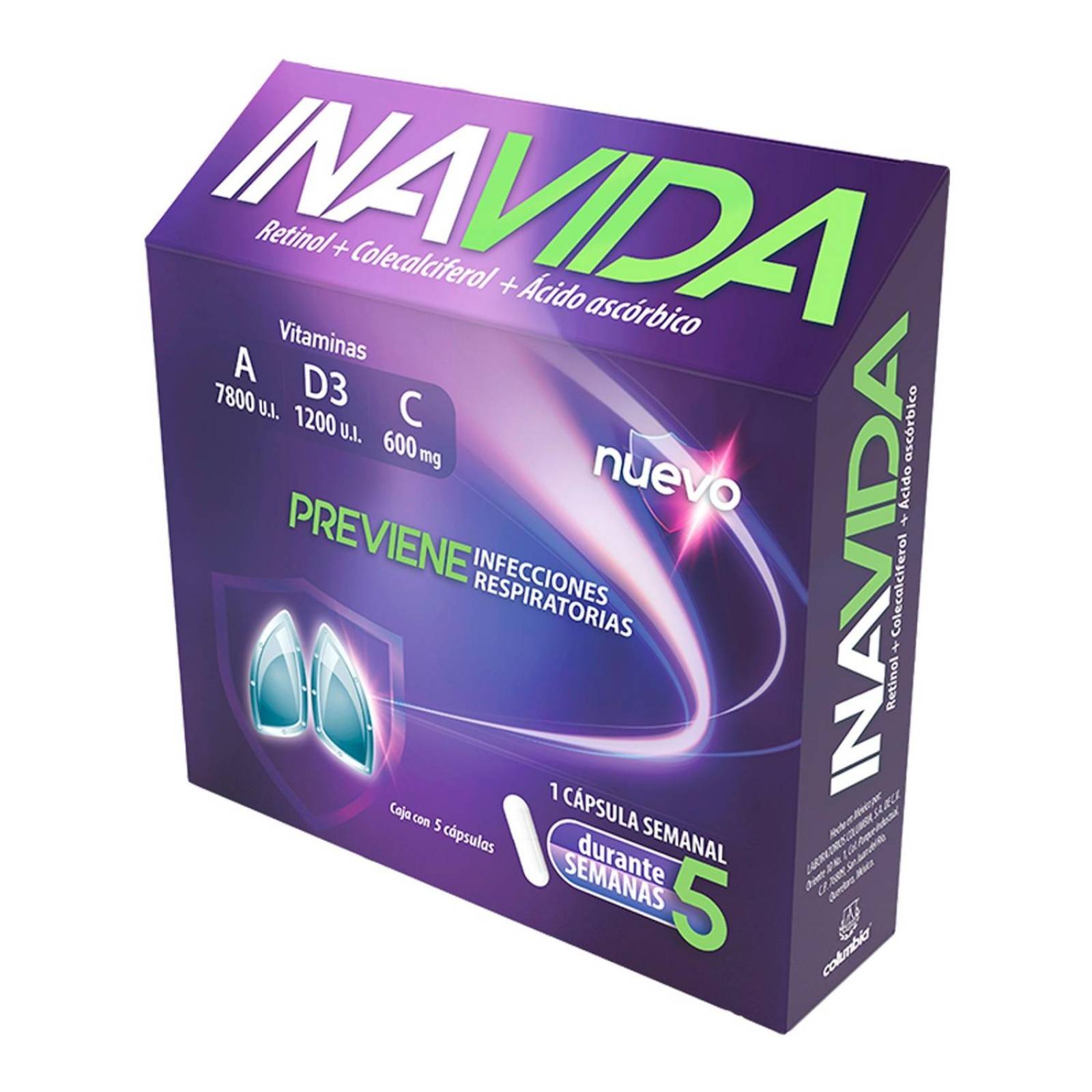 Inavida Caja Con 5 Cápsulas 