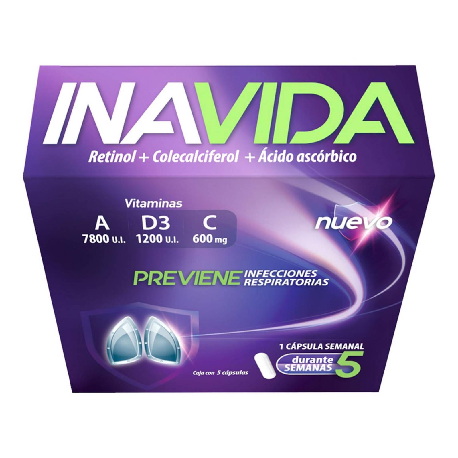 Inavida Caja Con 5 Cápsulas 