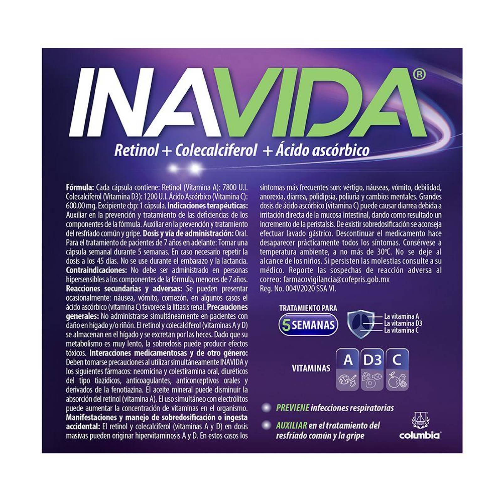 Inavida Caja Con 5 Cápsulas 