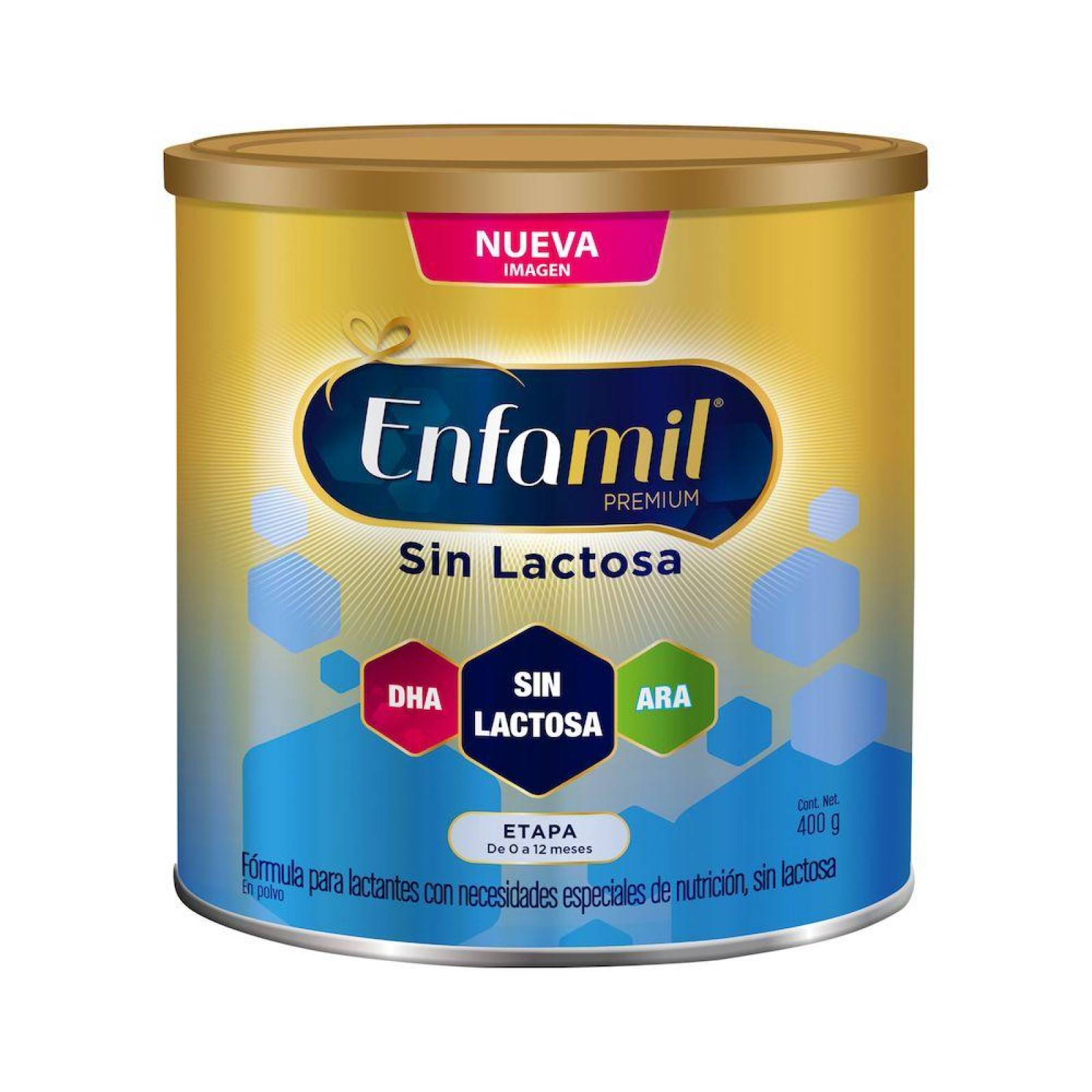 Enfamil Sin Lactosa Premium 0-12 Meses Lata con 400 g 