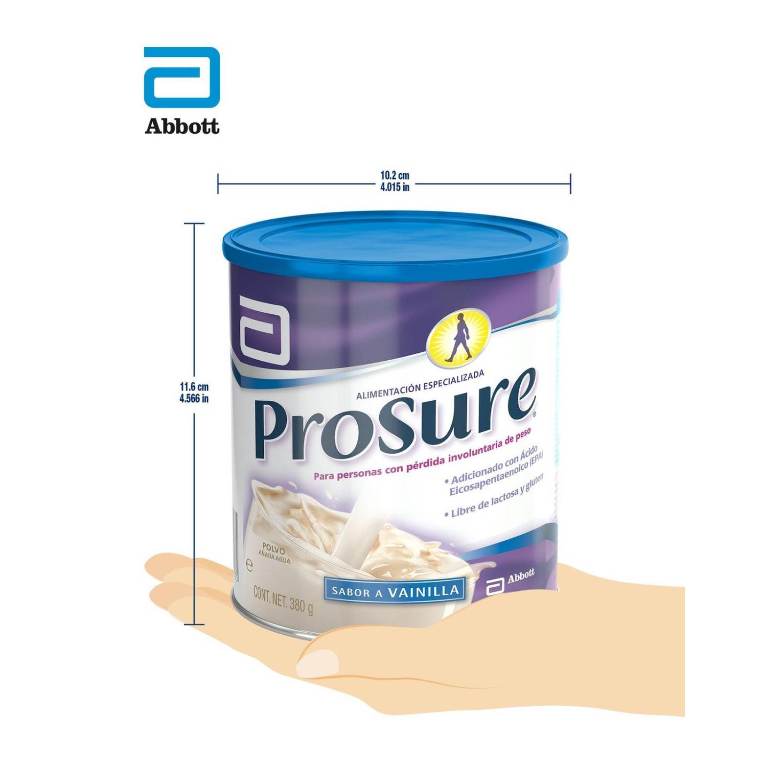 Prosure Polvo Lata Con 380 g - Vainilla 