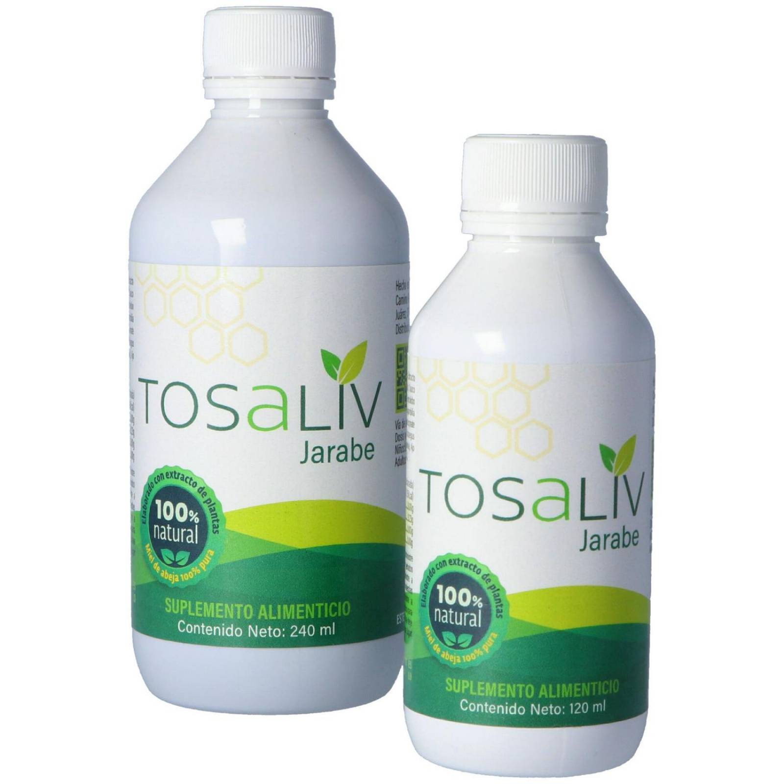 Duo Pack Tosaliv Jarabe Frasco De 240 mL y De 120 mL 