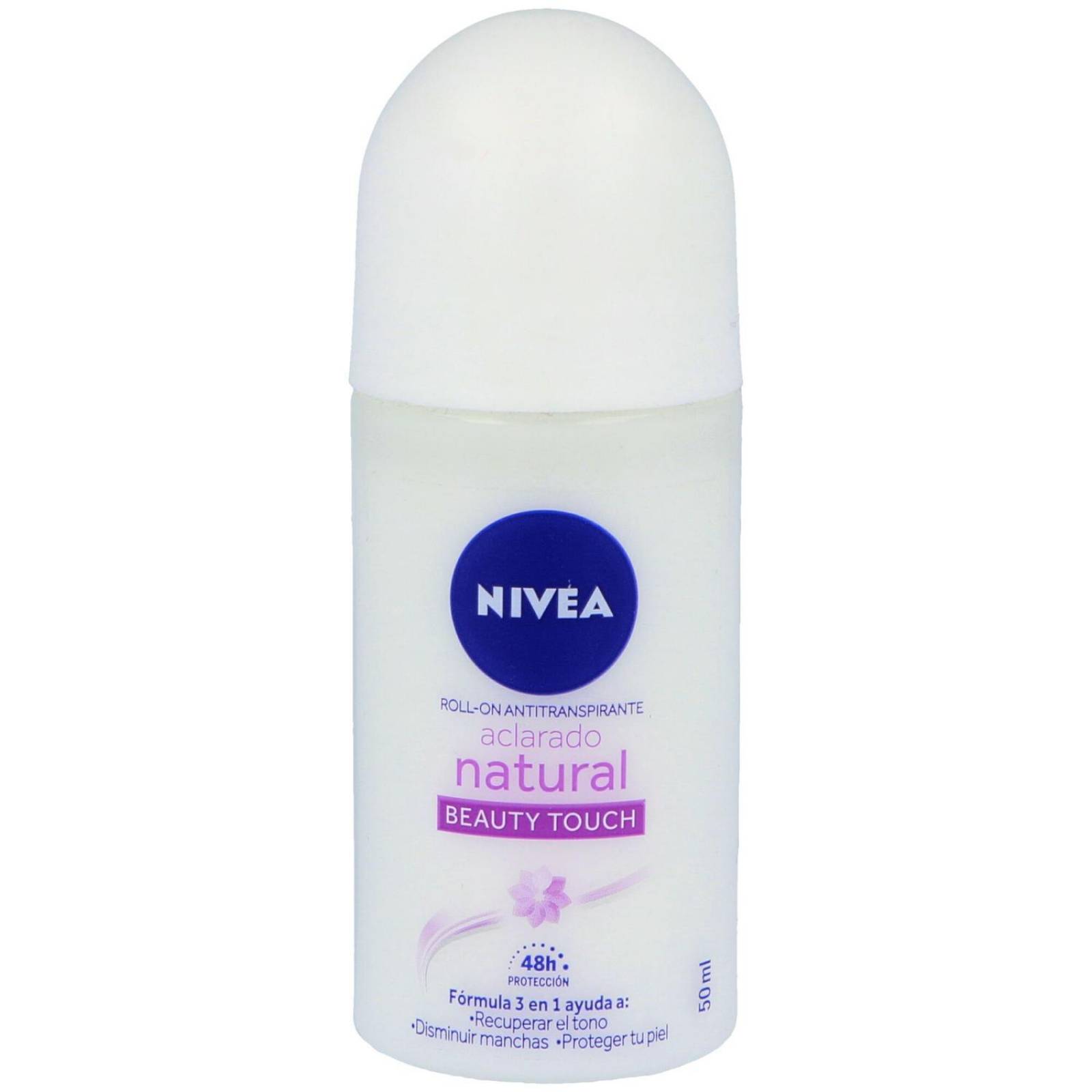 Antitranspirante En Roll-On Nivea Aclarado Natural Con 50 mL 