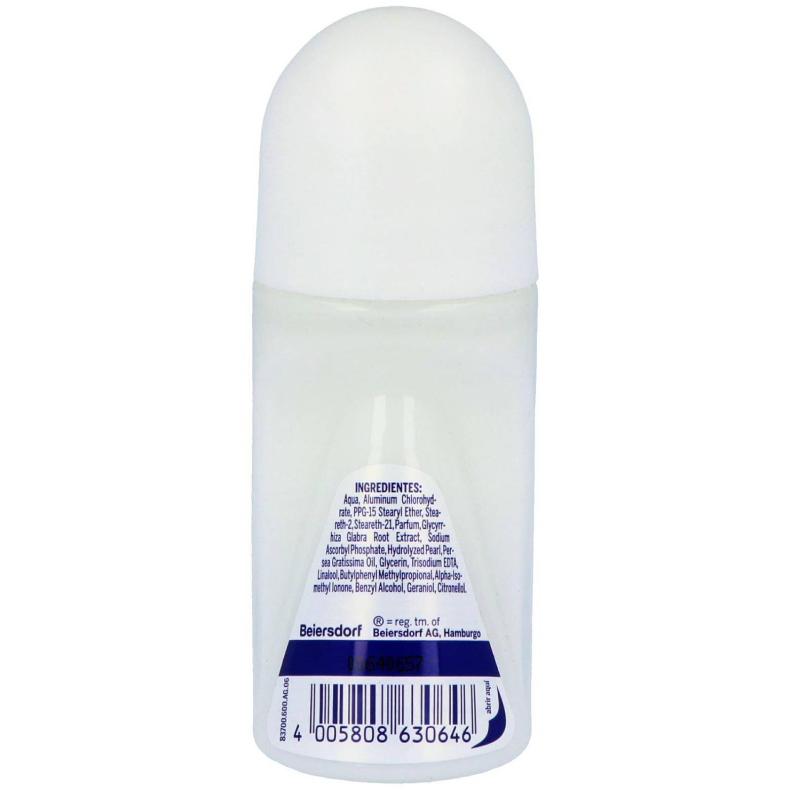 Antitranspirante En Roll-On Nivea Aclarado Natural Con 50 mL 