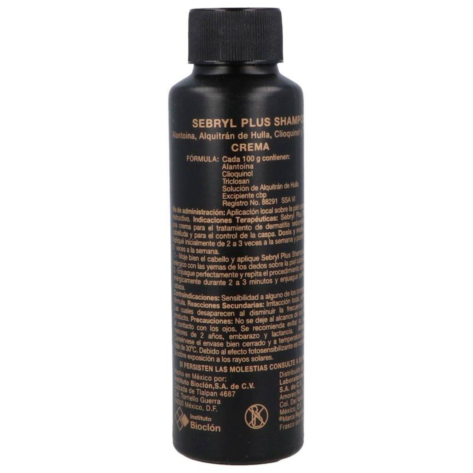 Shampoo Sebryl Plus Botella Con 150 g 