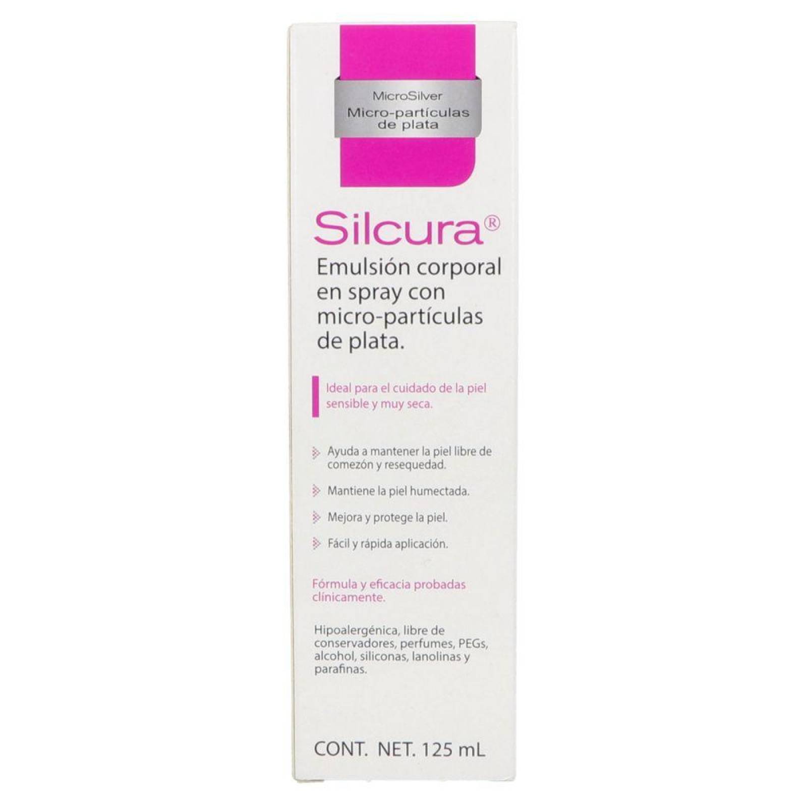 Silcura Emulsión con Micropartículas de Plata Caja Con 125 mL 