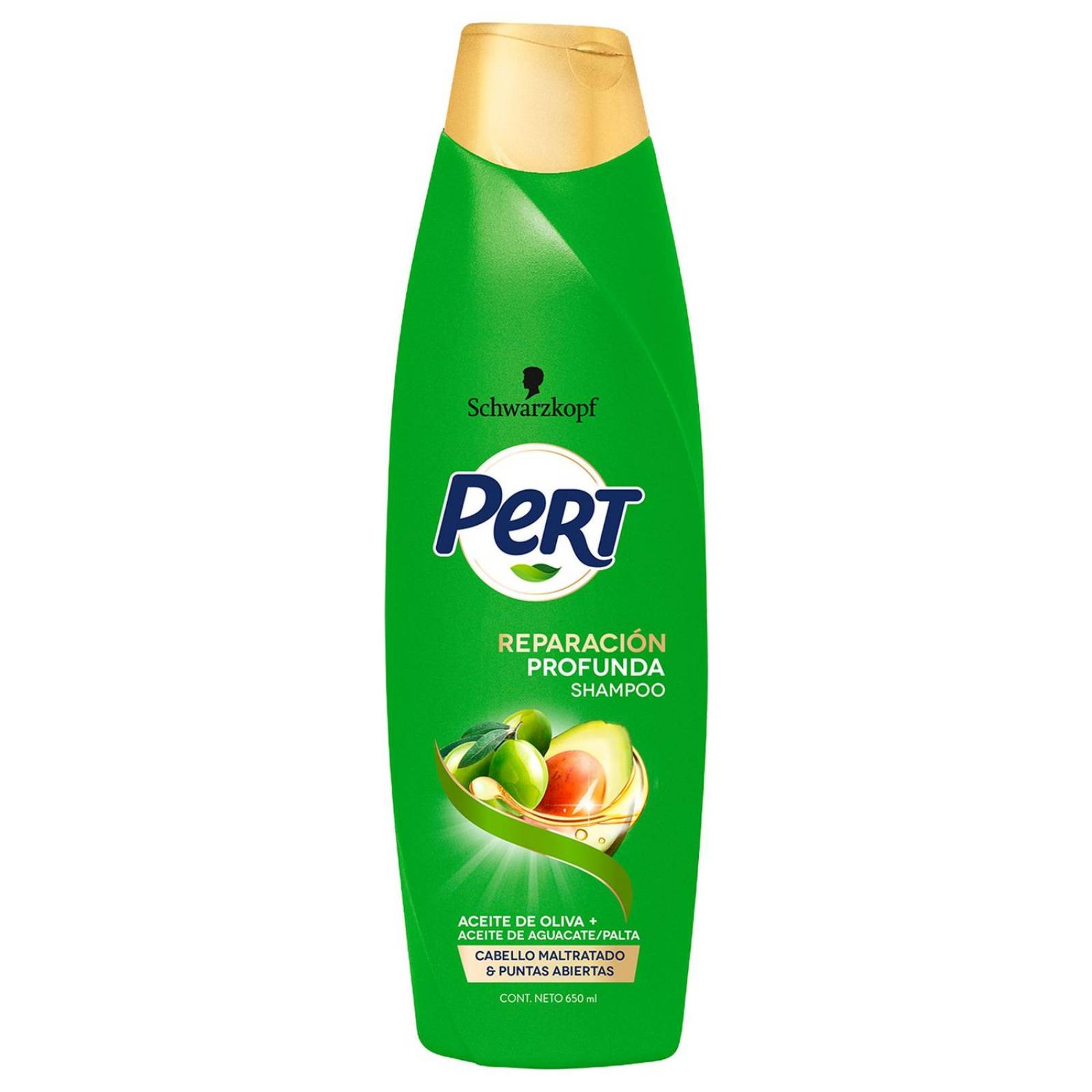 Shampoo Pert Con Aceite De Oliva + Aceite De Aguacate Envase Con 400 mL 