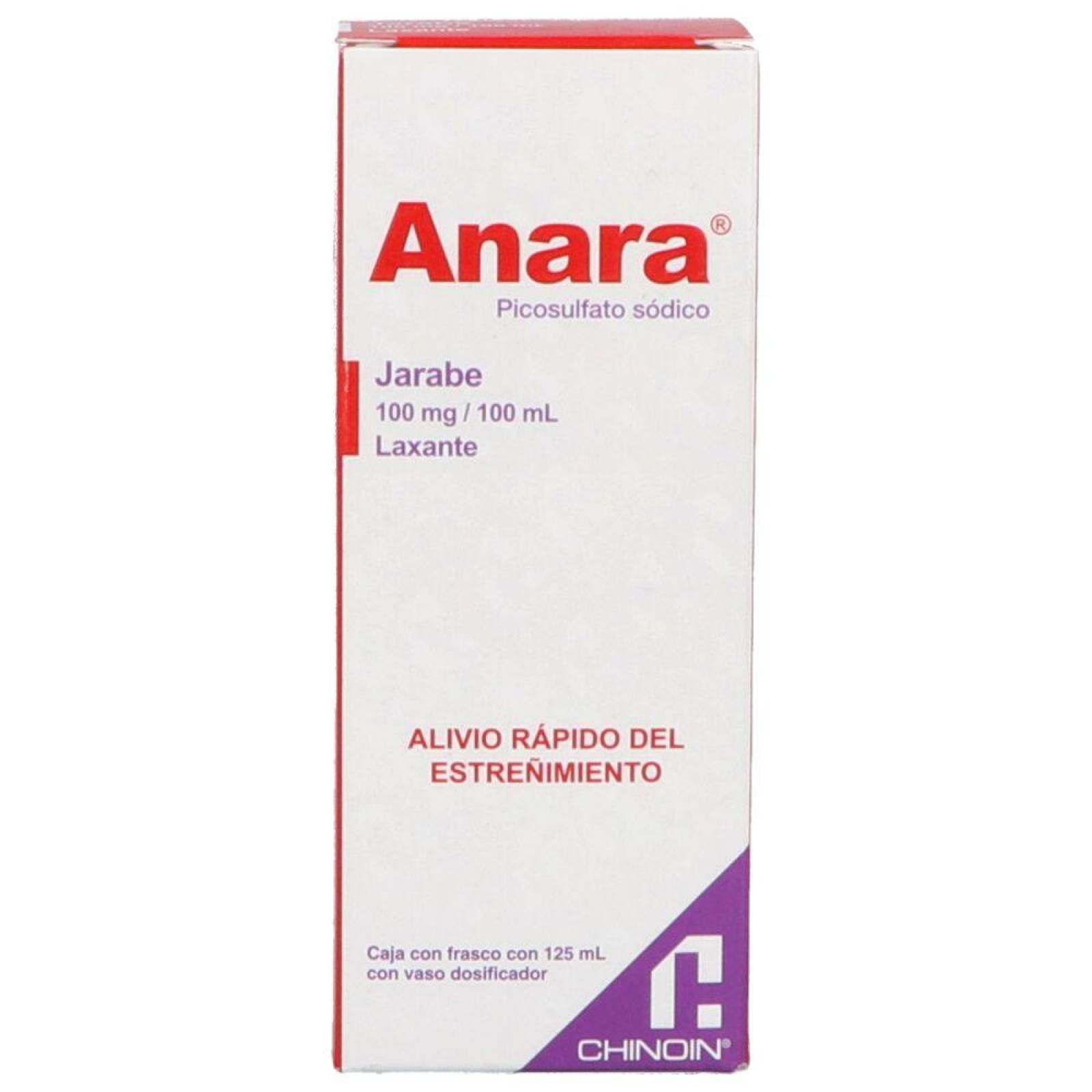 Anara Jarabe Caja Con Frasco Con 100 mL 