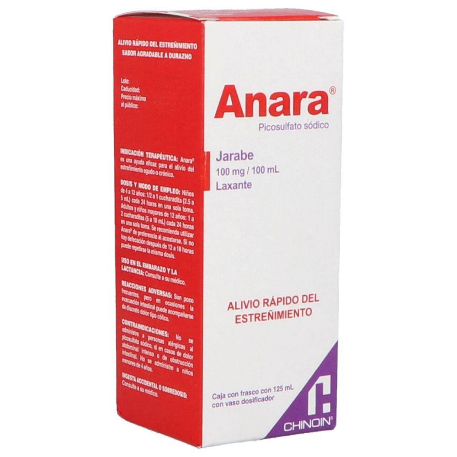 Anara Jarabe Caja Con Frasco Con 100 mL 