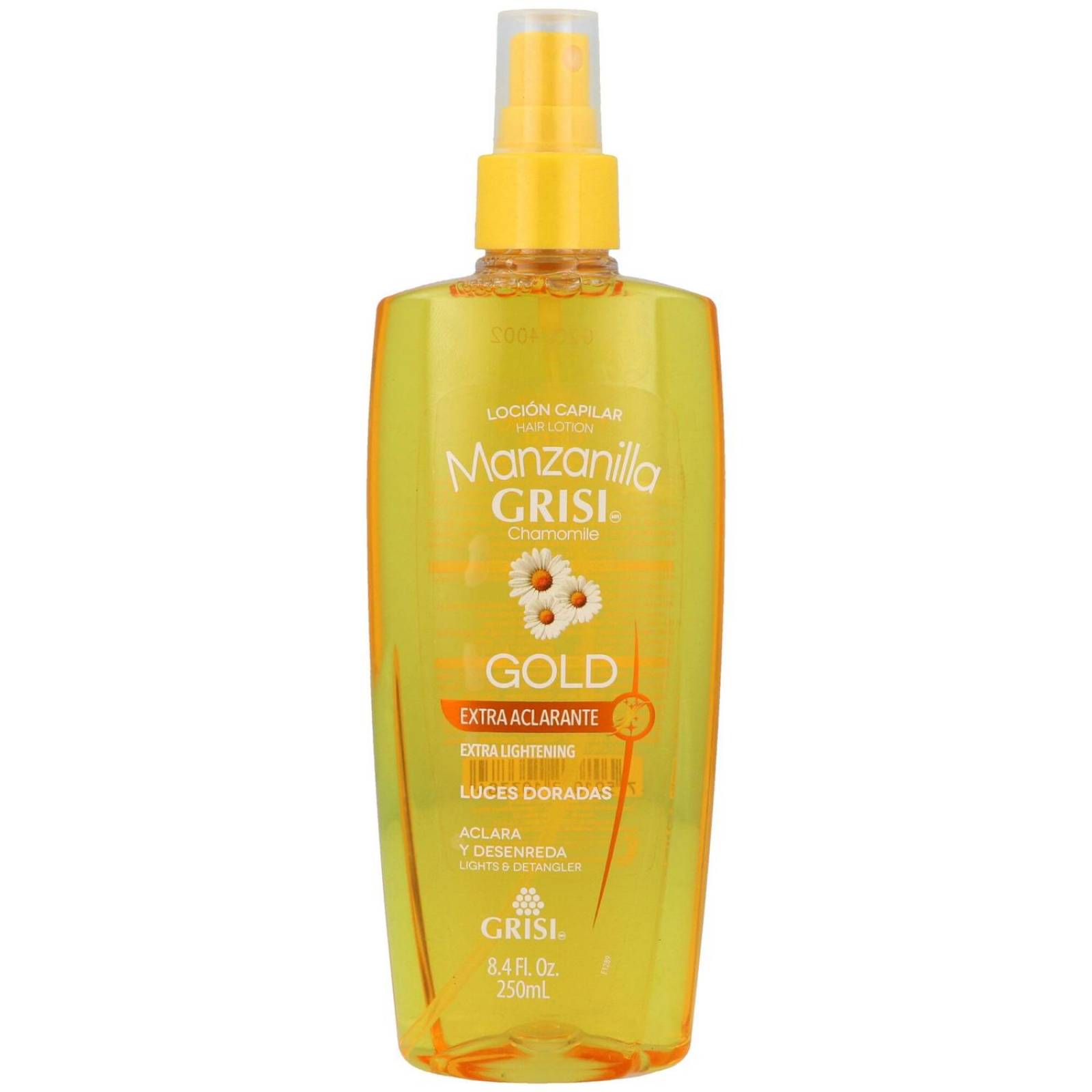 Loción Capilar Spray Manzanilla Grisi Gold Frasco Con 250 mL 