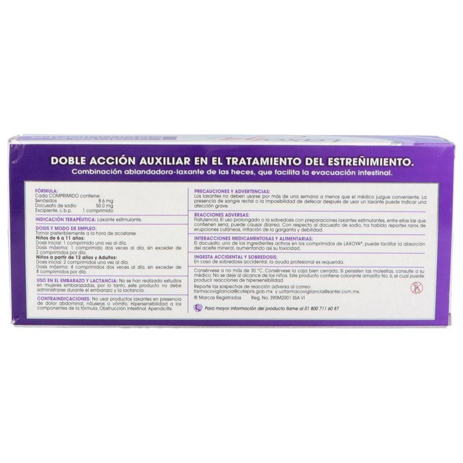 Laxoya Caja Con 60 Comprimidos 