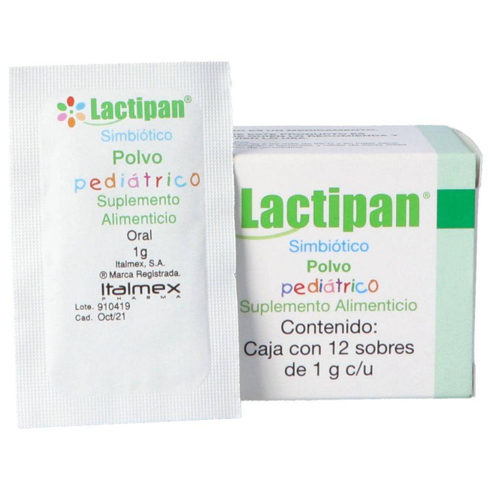 Lactipan Pediátrico Polvo Caja Con 12 Sobres 